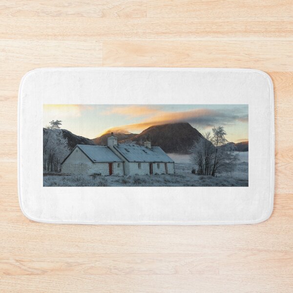 Item preview, Blackrock Cottage at Sunset - Glencoe in the Scottish Highlands  designed and sold by Ospreychild.
