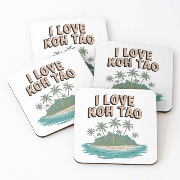 Item preview, I Love Koh Tao Tropical Island Design designed and sold by Emotionville.