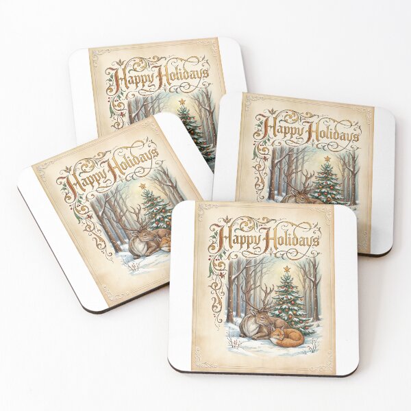 Item preview, Winter Companions: A Peaceful Holiday in the Forest designed and sold by ForeverPrintsOK.