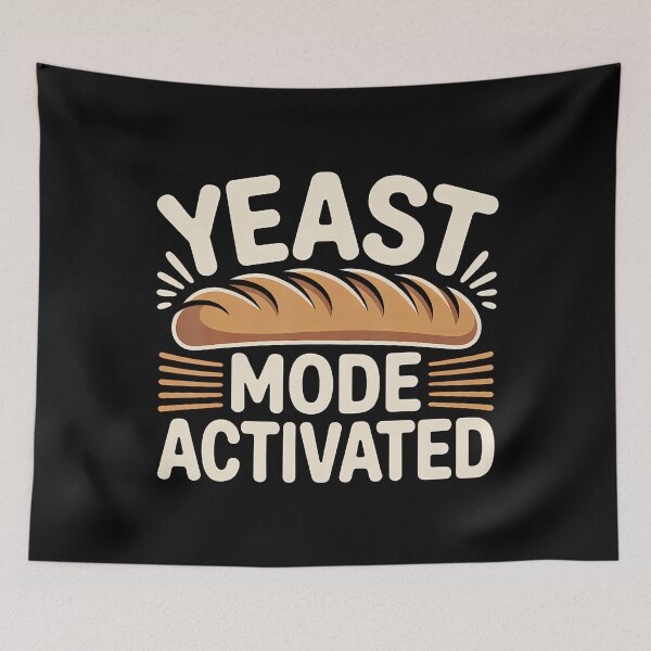 Item preview, Yeast Mode Activated Baker Baking Bread - designed and sold by StephanieSophie.