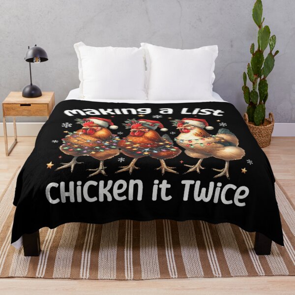 Item preview, Making A List Chicken It Twice Chicken Lover Santa Hat Light designed and sold by HollyTrina1.