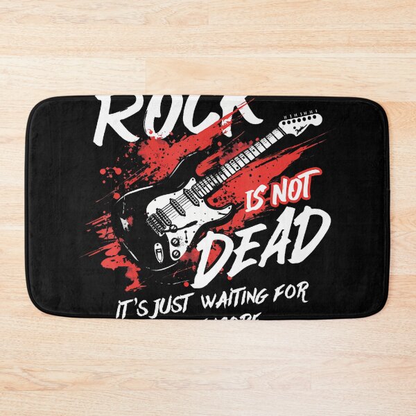 Item preview, Rock Music Is Not Dead It's Just Waiting designed and sold by JeneMindy.