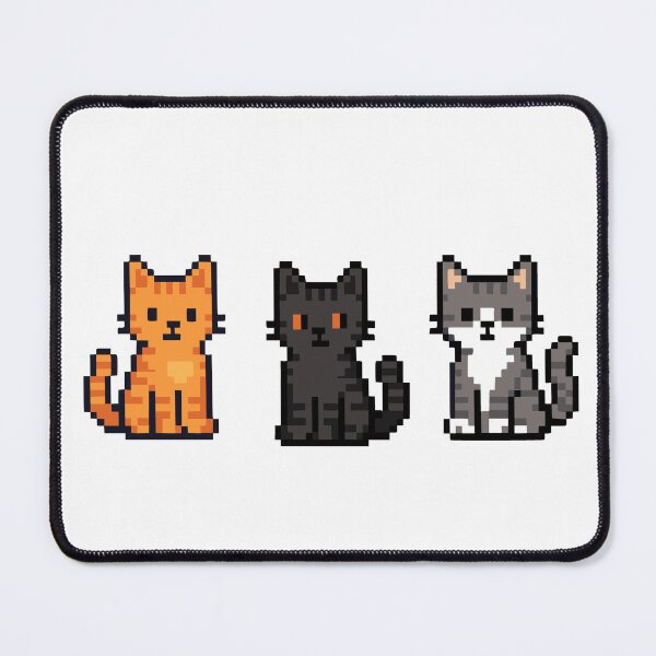Item preview, Pixel Art Cats — Retro 8‑Bit Cat Design designed and sold by ValentinaHramov.