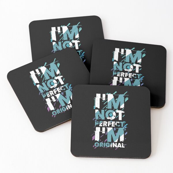 Item preview, I’m Not Perfect, I’m Original – Grunge Streetwear Typography Design designed and sold by WooHooStore.