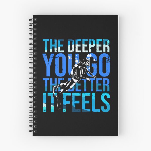 Item preview, Funny Scuba Diving Quote The Deeper You Go designed and sold by HollyTrina1.