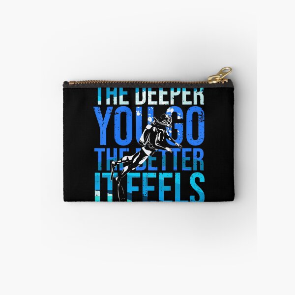 Item preview, Funny Scuba Diving Quote The Deeper You Go designed and sold by HollyTrina1.