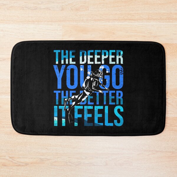 Item preview, Funny Scuba Diving Quote The Deeper You Go designed and sold by HollyTrina1.