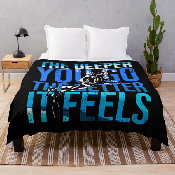 Item preview, Funny Scuba Diving Quote The Deeper You Go designed and sold by HollyTrina1.