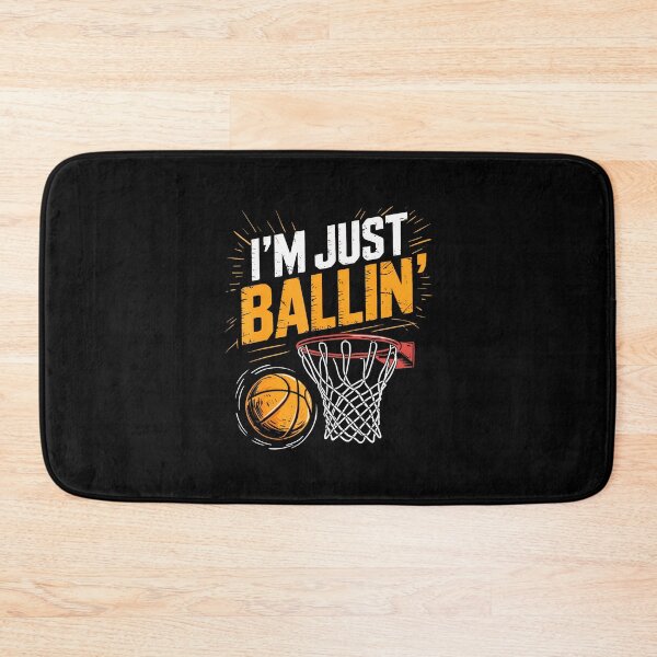 Artikelvorschau, Ich bin einfach nur Ballin' Basketballspieler Fan Trainer Lustiger Witz entworfen und verkauft von SharronDawn.