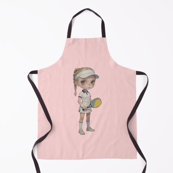 Item preview, Cute Sports Girl Holding Padel Racquet | Dollcore Aesthetic designed and sold by Cherrydora.