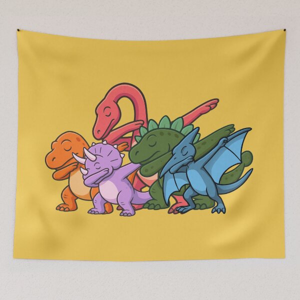 Item preview, Dabbing Dinosaurs Squad designed and sold by Ivy-Triggs.