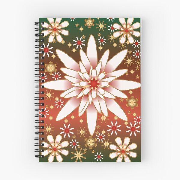 Item preview, Cozy Christmas Poinsettia & Starburst Gradien designed and sold by HopeAndHustle.