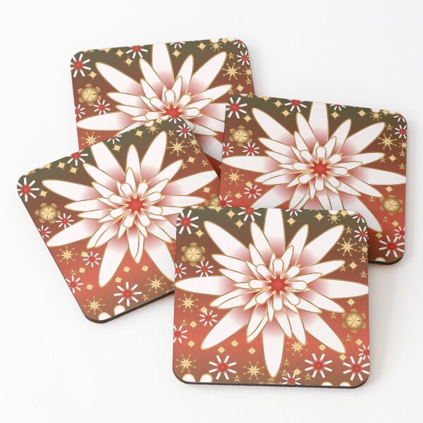 Item preview, Cozy Christmas Poinsettia & Starburst Gradien designed and sold by HopeAndHustle.
