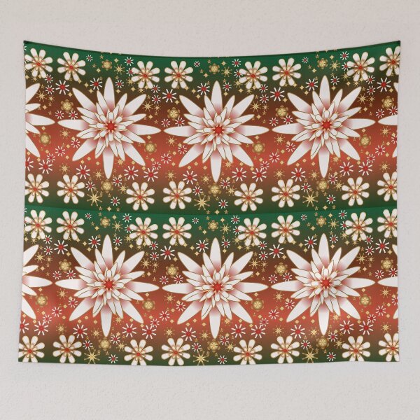 Item preview, Cozy Christmas Poinsettia & Starburst Gradien designed and sold by HopeAndHustle.