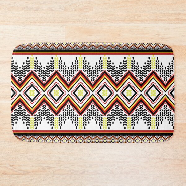 Item preview, Thai ethnic style pattern - Yellow waves designed and sold by Sukjai@Design.