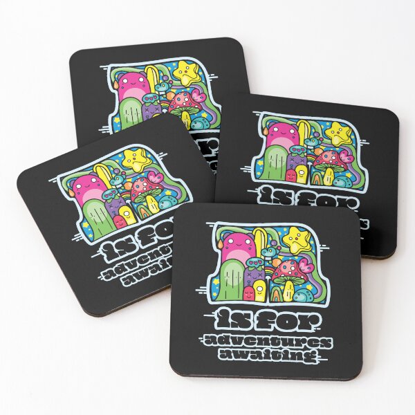 Item preview, A-Shaped Kawaii Doodles designed and sold by Oni Figments.