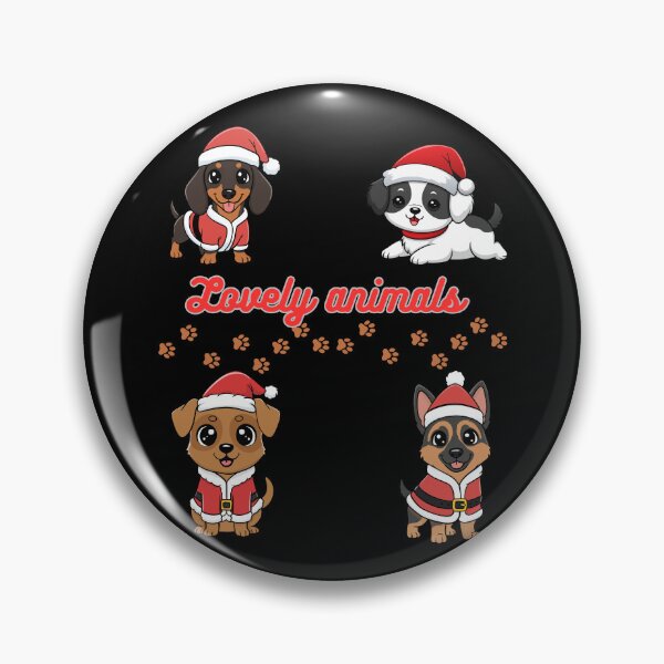 Artikelvorschau, Niedliche Weihnachtswelpen in festlichen Outfits. Ein liebes Tier. entworfen und verkauft von MegiSmile.