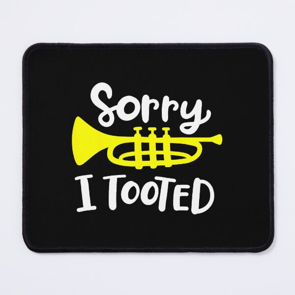 Item preview, Trumpet Player Trumpet Sorry I Tooted designed and sold by StephanieSophie.