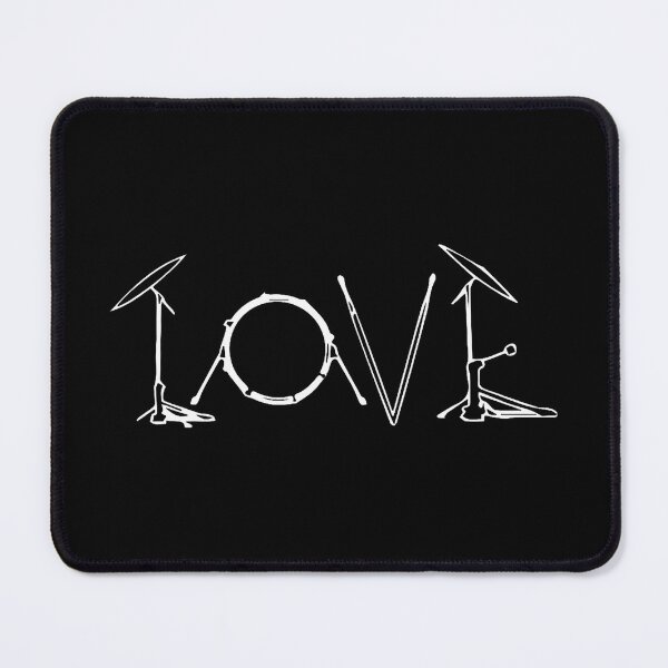 Item preview, Drums Saying Love For Drummers Percussionists designed and sold by JeneMindy.