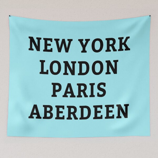 Item preview, New York, London, Paris, Aberdeen designed and sold by Jeallan Designs.
