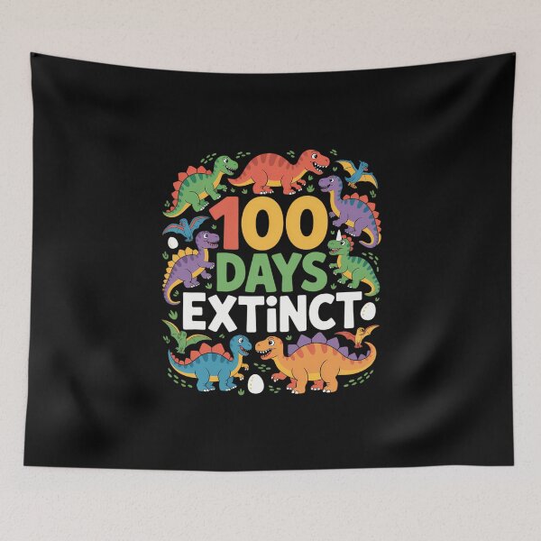 Item preview, Cute Dinosaur Happy 100th Day of School designed and sold by KarstenNoanra.