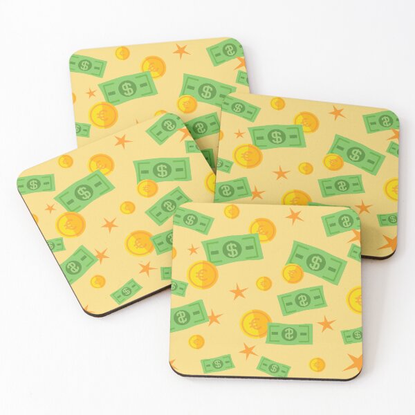 Item preview, Yellow Money Pattern Dollar Design designed and sold by Diana Marrie Designs.
