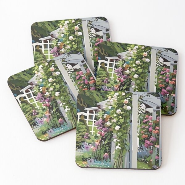 Item preview, Arbor of Climbing Roses =painting designed and sold by tomorrowsart.