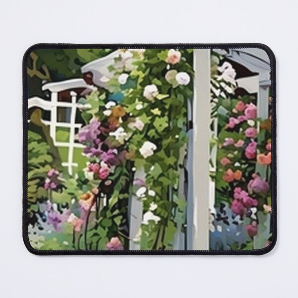 Item preview, Arbor of Climbing Roses =painting designed and sold by tomorrowsart.