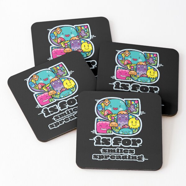 Item preview, S-Shaped Kawaii Doodles designed and sold by Oni Figments.