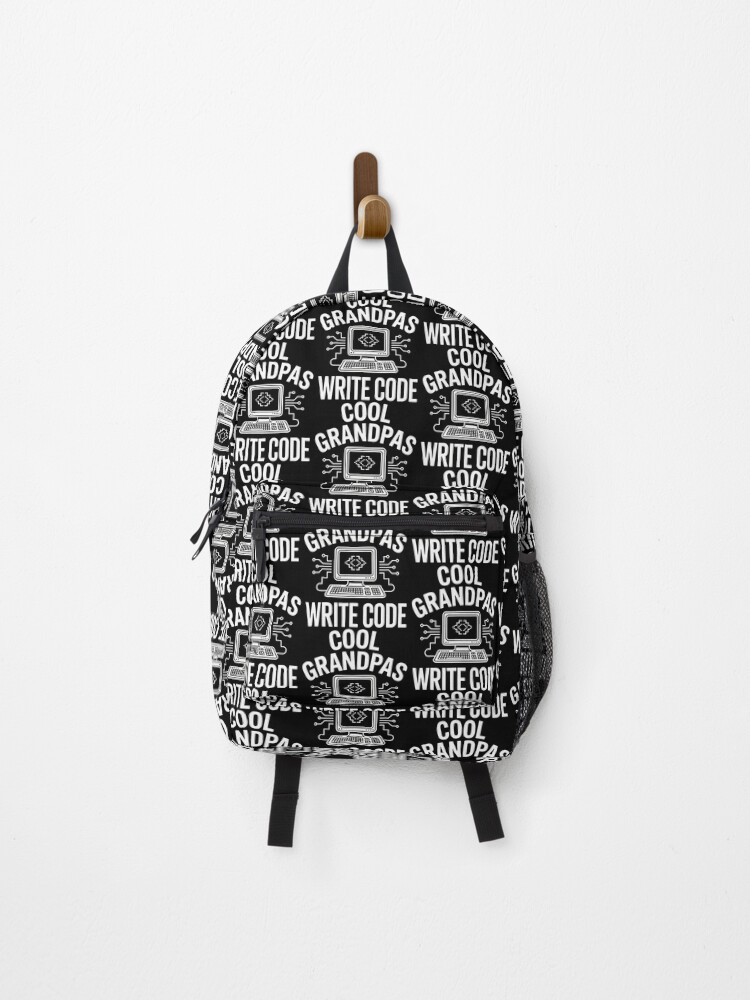 Thumbnail 1 of 3, Backpack, Cool Grandpas Write Code Funny Programmer Coder designed and sold by JeneMindy.