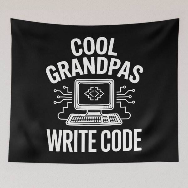 Item preview, Cool Grandpas Write Code Funny Programmer Coder designed and sold by JeneMindy.