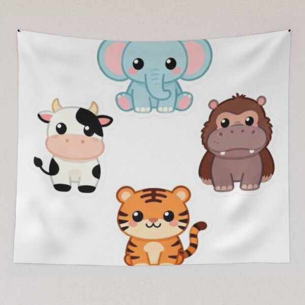 Item preview, Kawaii Chibi Animal designed and sold by MiniPrintMagic.