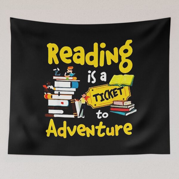 Item preview, Reading Is A Ticket To Adventure (12) designed and sold by StephanieSophie.