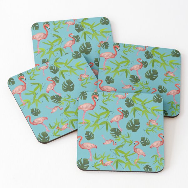 Item preview, Tropical Flamingo Pattern Design designed and sold by Digital Muse Store.