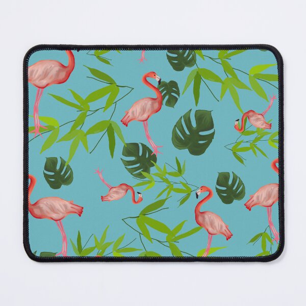 Artikelvorschau, Tropisches Flamingo-Musterdesign entworfen und verkauft von Digital Muse Store.