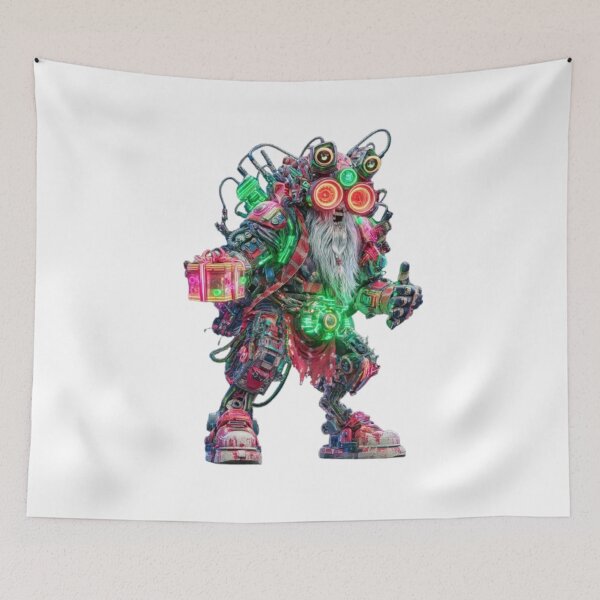 Item preview, Steampunk Santa Robot designed and sold by AlexLineArt.