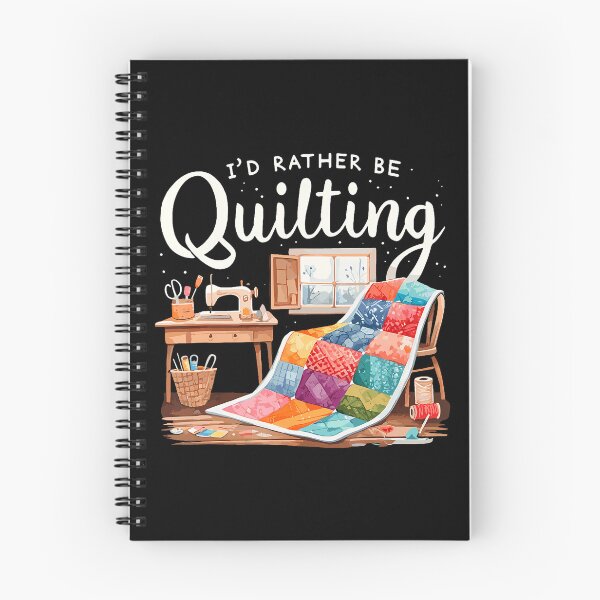 Item preview, I'D Rather Be Quilting Seamstress Quilt Sewing Quilter designed and sold by JuneLisa1.