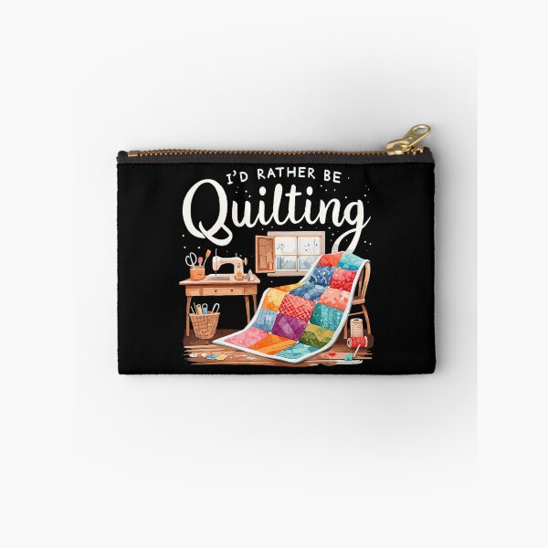 Item preview, I'D Rather Be Quilting Seamstress Quilt Sewing Quilter designed and sold by JuneLisa1.