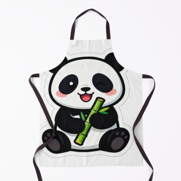 Item preview, Cute Smiling Panda Sticker – Kawaii Animal Art designed and sold by MiniPrintMagic.