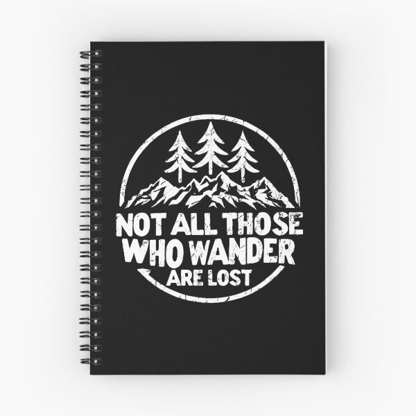 Item preview, Not All Those Who Wander Are Lost Hiking Camping Outdoor designed and sold by JeneMindy.