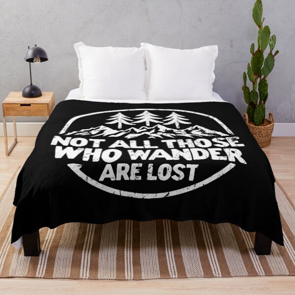 Item preview, Not All Those Who Wander Are Lost Hiking Camping Outdoor designed and sold by JeneMindy.