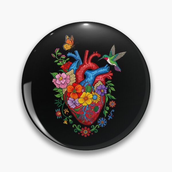 Item preview, Copy of Colorful Heart Mesoamerican Style designed and sold by SAUHER.