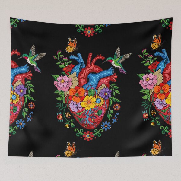 Item preview, Copy of Colorful Heart Mesoamerican Style designed and sold by SAUHER.