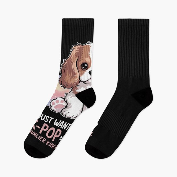 Item preview, Just Want To Listen K-Pop Pet Cavalier King Charles Spaniel  designed and sold by MarryIsMonth.