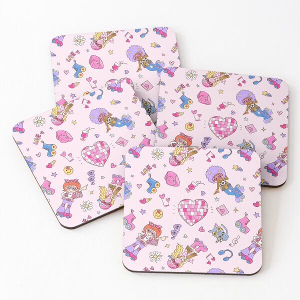 Item preview, Valentine’s Day Disco with Cowgirls (Pink) designed and sold by HarunaMcDesigns.