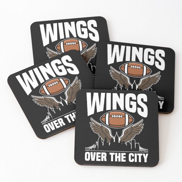Item preview, WINGS OVER THE CITY - PHILADELPHIA FOOTBALL designed and sold by KEF Custom.