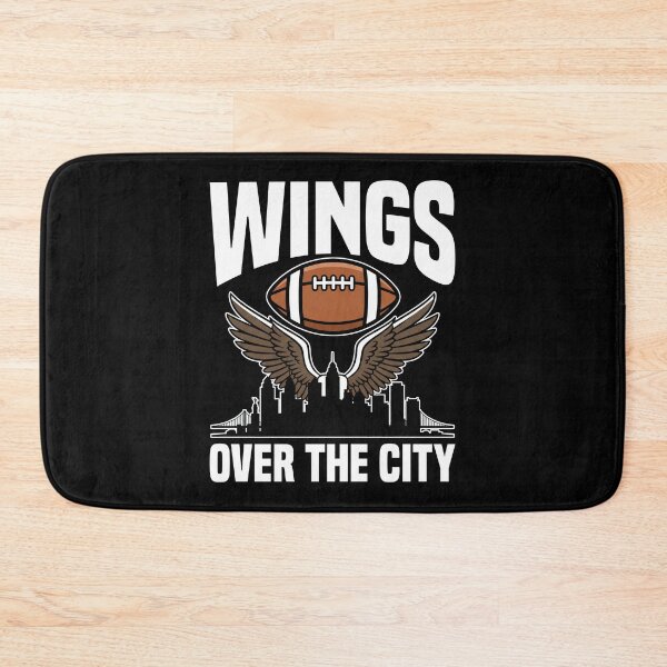 Item preview, WINGS OVER THE CITY - PHILADELPHIA FOOTBALL designed and sold by KEF Custom.