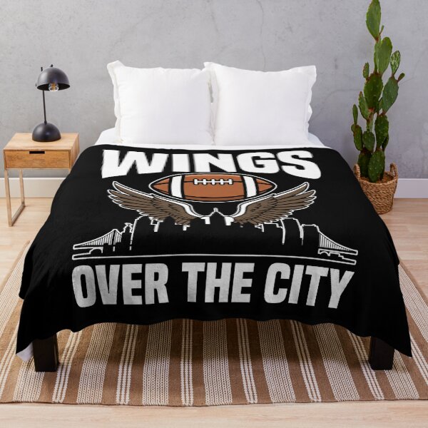 Item preview, WINGS OVER THE CITY - PHILADELPHIA FOOTBALL designed and sold by KEF Custom.