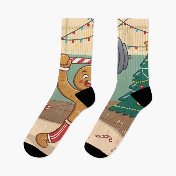 Item preview, Holiday Fitness Gingerbread designed and sold by Bionson Art.