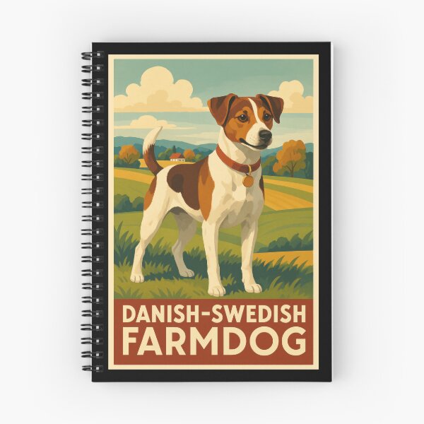 Item preview, Danish Swedish Farmdog Fields designed and sold by Flying Doggo.